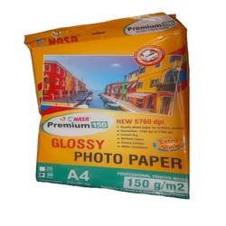 NASA Premium A4 150GSM Glossy Photo Paper 50Sheets